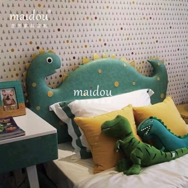 Dinosaur Twin Platform Storage Bed, 傢俬＆家居, 傢俬, 床架及床褥 Carousell