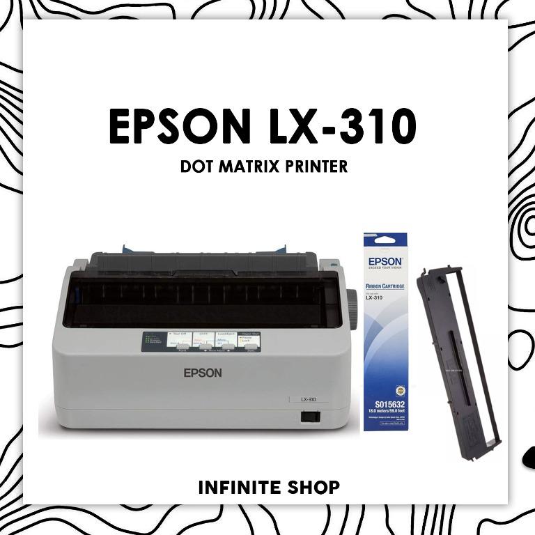 Epson lx 310 dot matrix printer computers tech printers scanners copiers on carousell