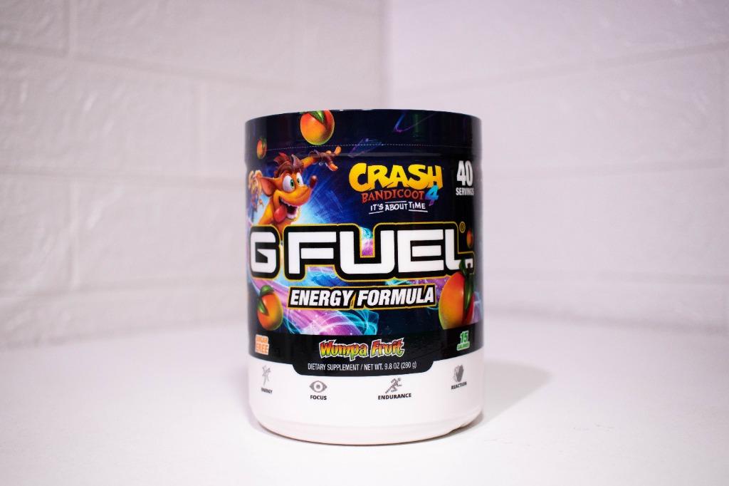 G Fuel Energy Formula WUMPA FRUIT CRASH BANDICOOT Gfuel 40 servings