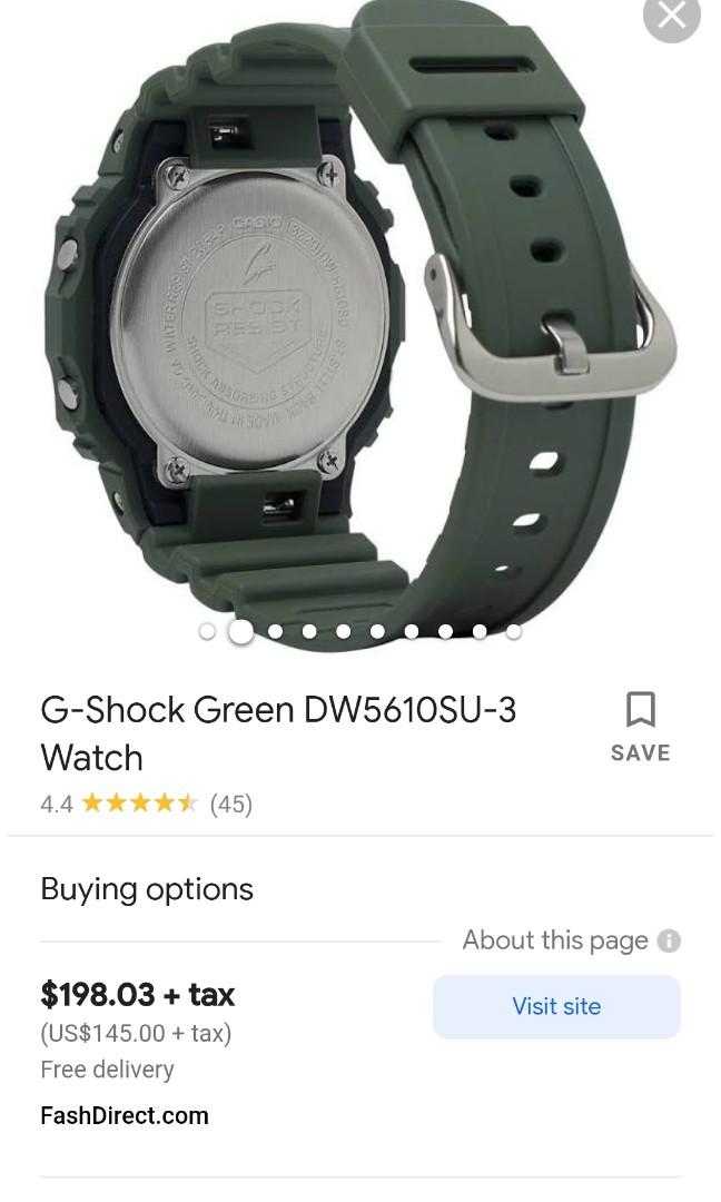 G shock army colour 2025