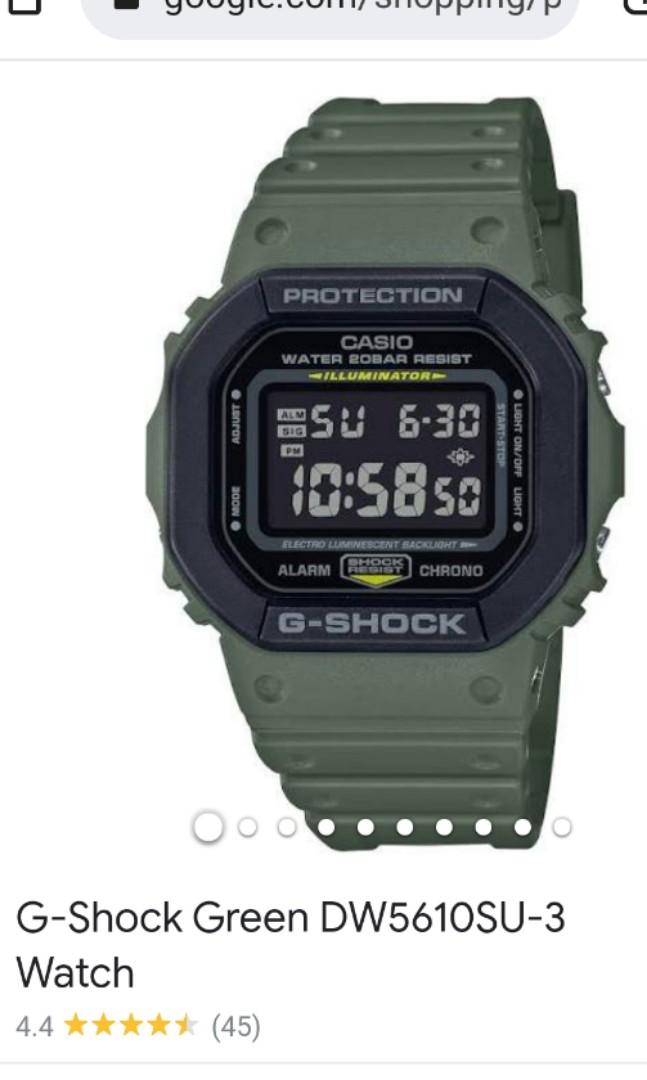G shock green Army colour Men s Fashion Watches Accessories