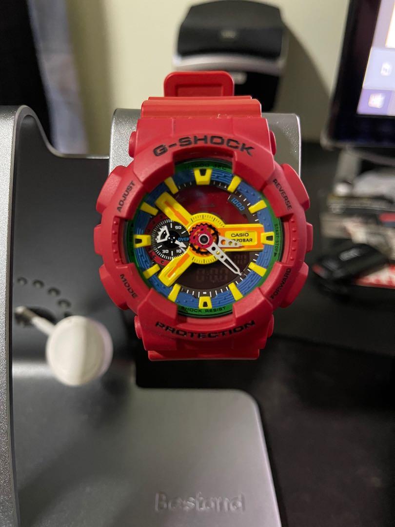 G shock hotsell ga 110 red
