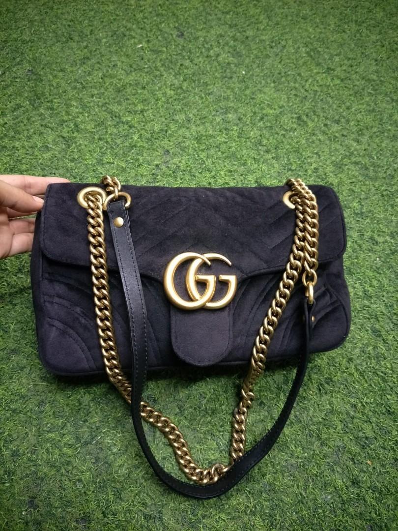 Gucci outlet suede marmont