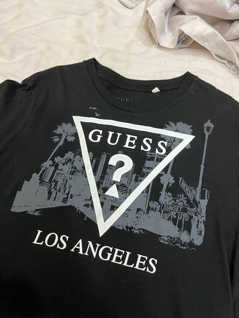 Guess Black Triangle Los Angeles Shirt 