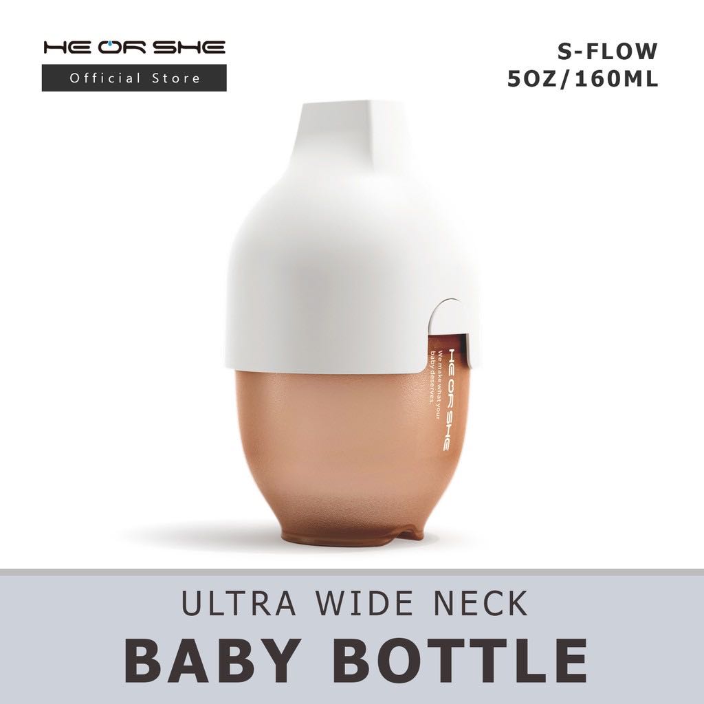 He Or She Baby Bottle Babies Kids Nursing Feeding Breastfeeding Bottle Feeding On Carousell