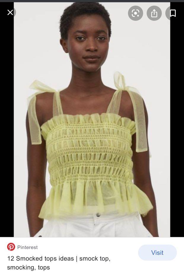 Hm 2025 yellow top