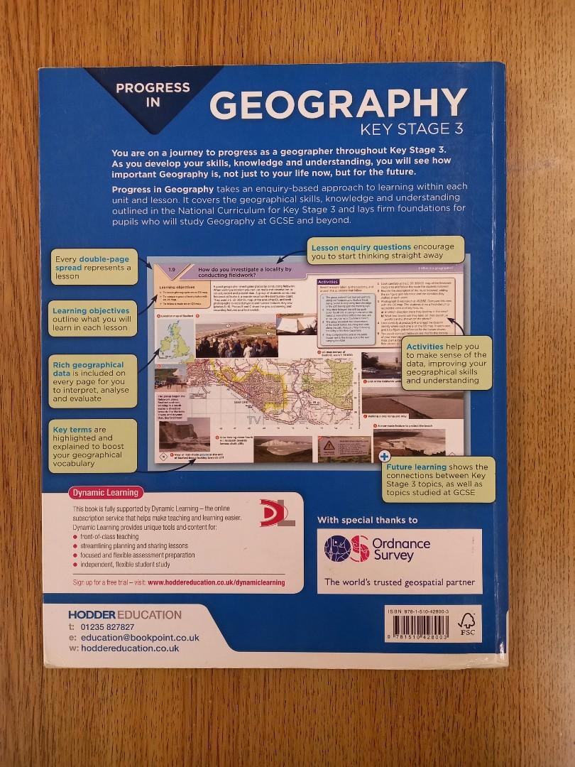 Hodder Education Geography Key Stage 3, Hobbies & Toys, Books