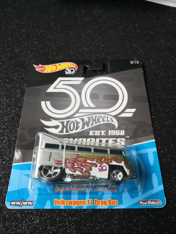 Hot Wheels Volkswagen T1 Drag Bus 50th Favourites Premium Hobbies