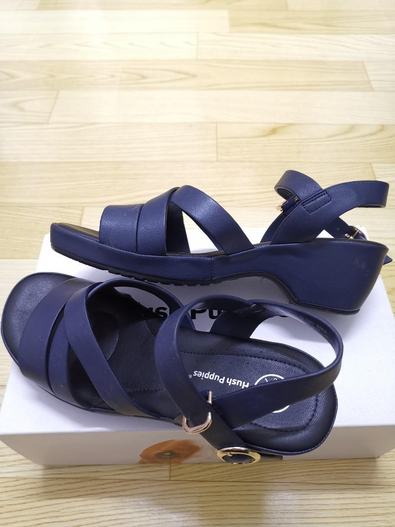 Hush Puppies Navy Blue Sandal Women s Fashion Footwear Flats on