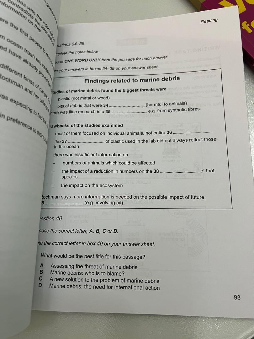 IELTS Academic/ Cambridge English Vocabulary for IELTS advanced, 興趣及遊戲