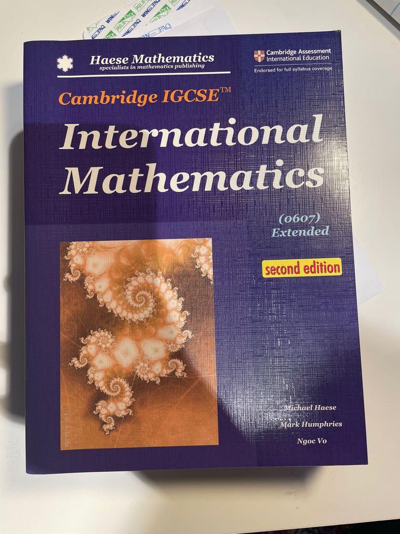 IGCSE Math Textbook, Hobbies & Toys, Books & Magazines, Assessment ...