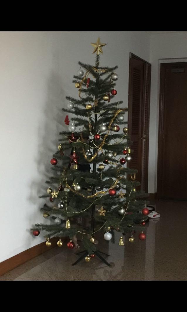 IKEA Christmas Tree FEJKA 180 cm, Furniture & Home Living, Home Decor