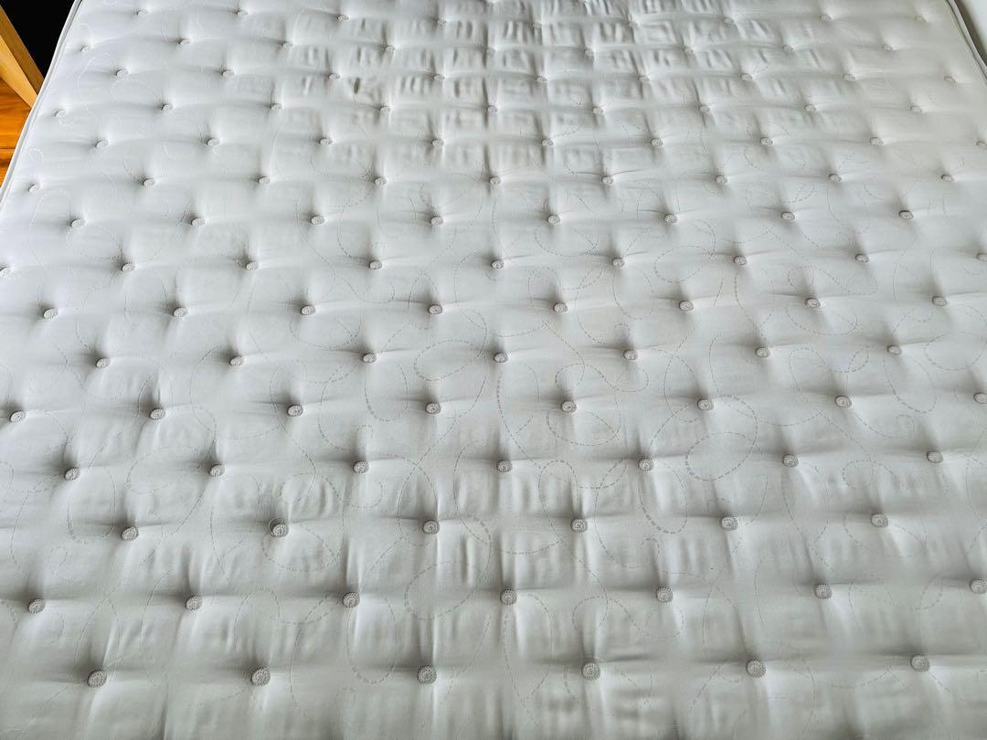 IKEA King size ottoman storage bed + Harvey Norman mattress, Furniture