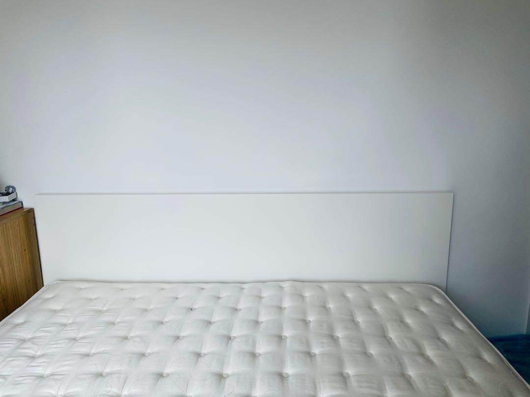 IKEA King size ottoman storage bed + Harvey Norman mattress, Furniture