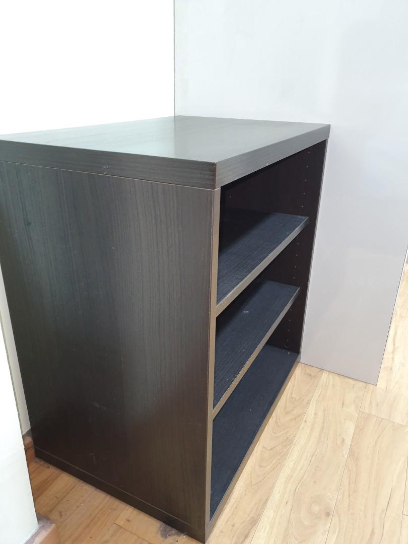 Ikea wooden storage shelf unit 3 layers, Furniture & Home Living