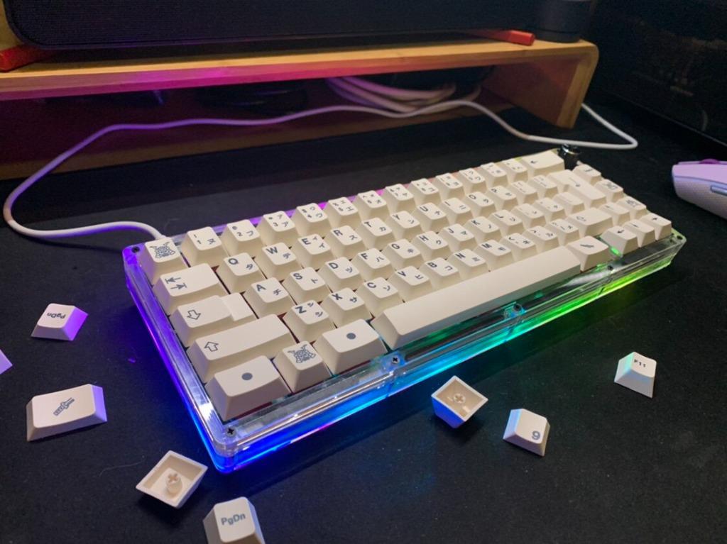 [INSTOCK] MW65 Gasket Mounted Keyboard Kit (clear acrylic), Computers