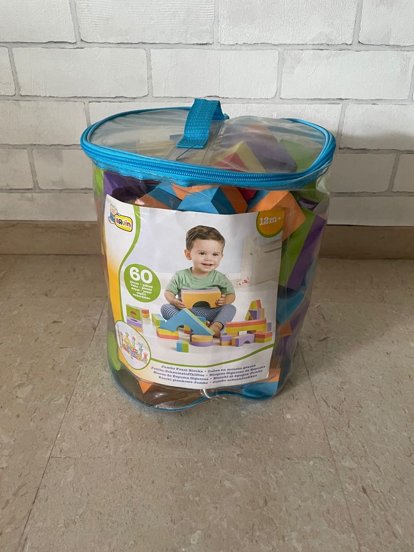Jumbo Foam Blocks Kids, Babies & Kids, Infant Playtime on Carousell