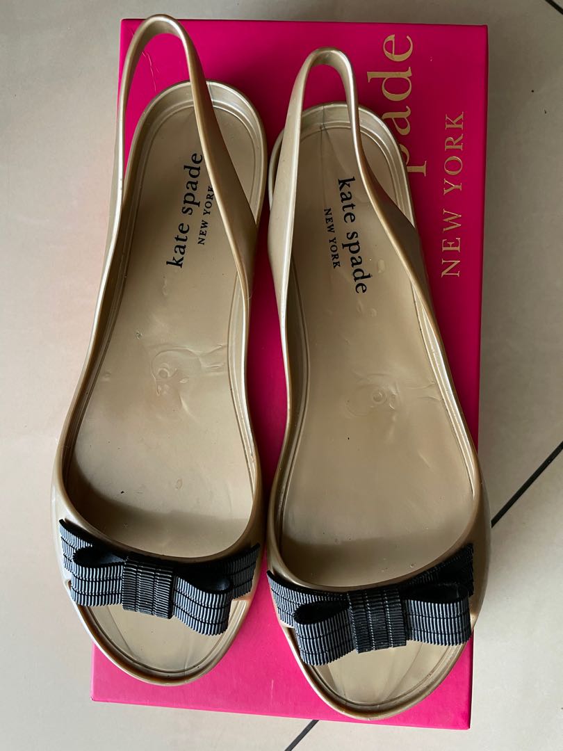 Kate spade jelly flats clearance