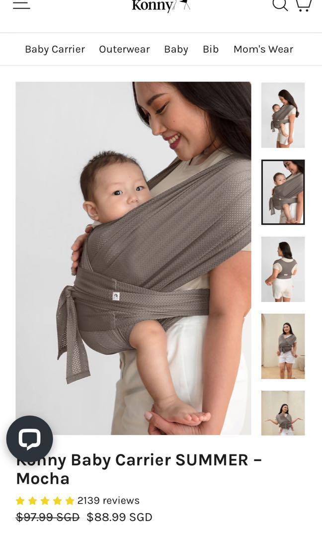 Konny carrier summer mocha size M, Babies & Kids, Going Out, Carriers