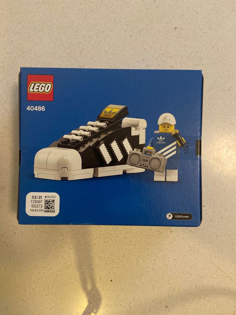 Lego 40486 Adidas Originals Superstar, Hobbies \u0026 Toys, Toys \u0026 Games on  Carousell