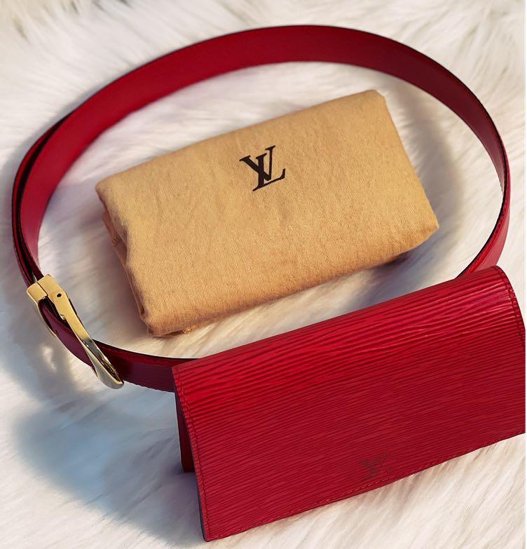 Louis Vuitton Red Epi Leather Belt Size S – KMK Luxury Consignment