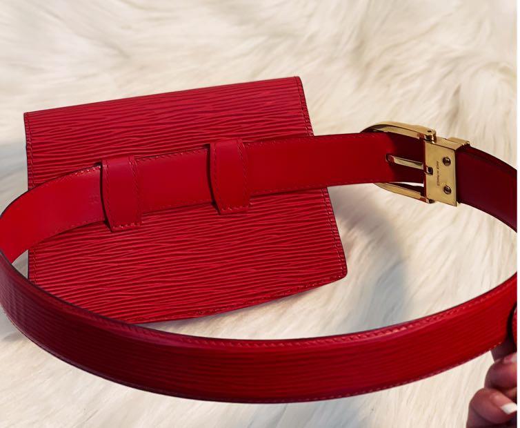 Louis Vuitton Red Epi Leather Belt Size S – KMK Luxury Consignment