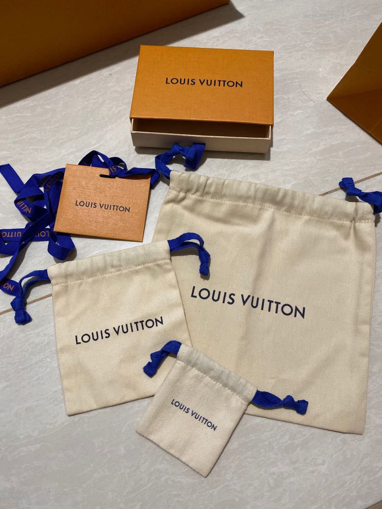 Louis Vuitton  Bags  Large Louis Vuitton Dust Bag Blue Letters  Poshmark