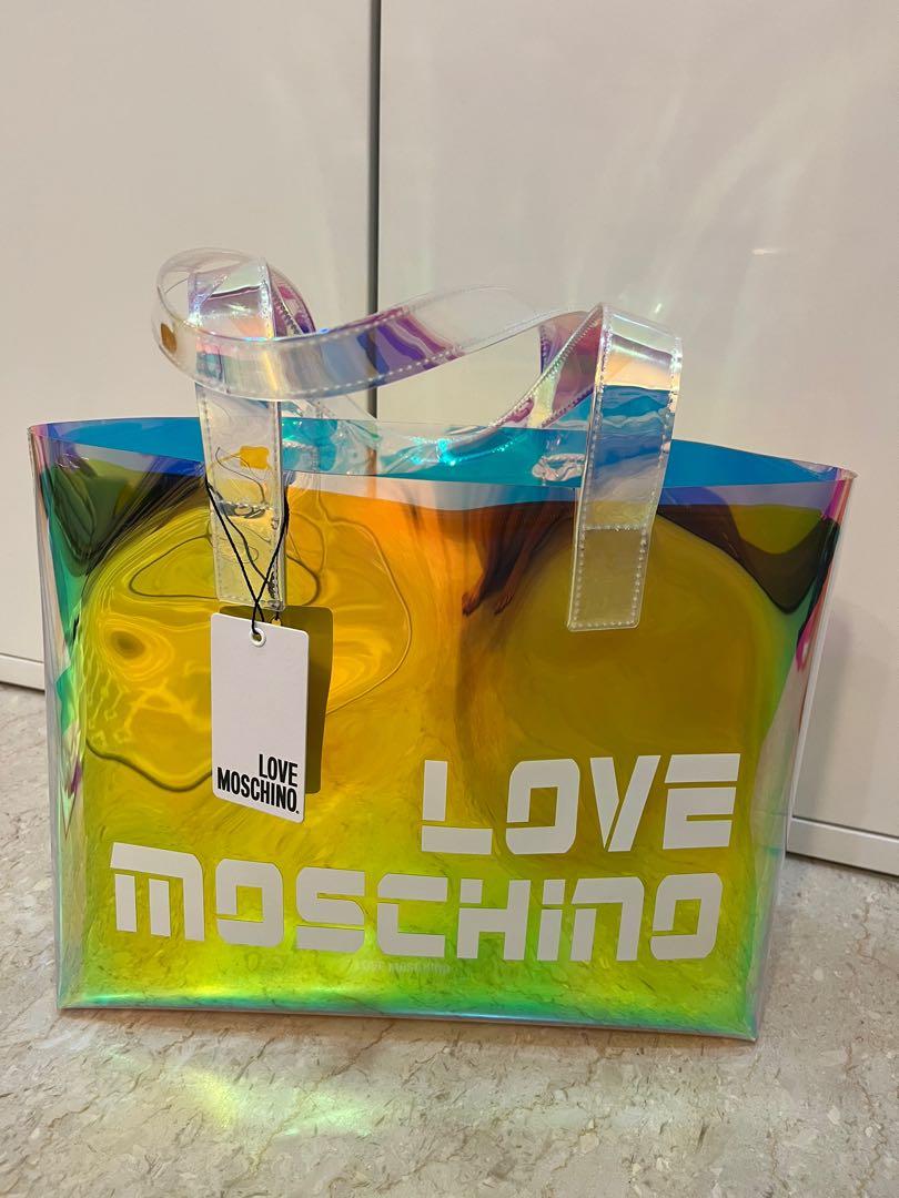 Moschino on sale clear tote
