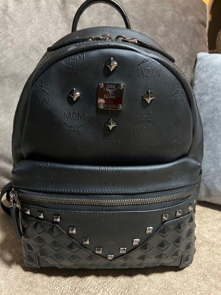 MCM M Moment Stark Studs Small Backpack in Odeon