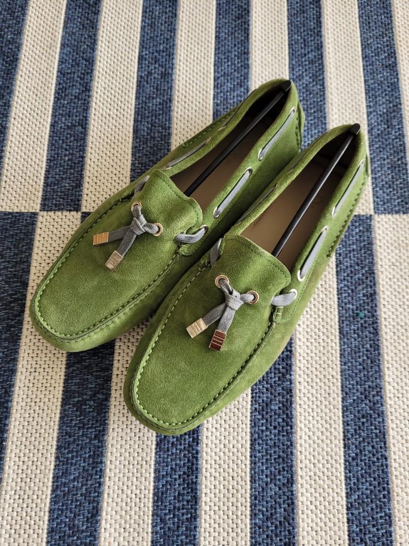 Men s Christian Dior Loafer Green Suede Size 41 barely worn
