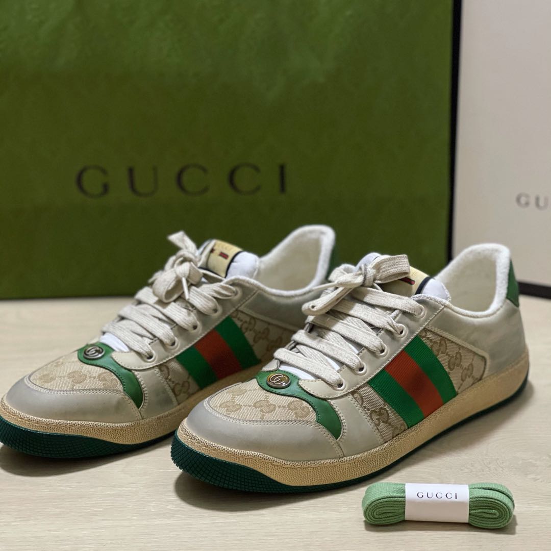 Gucci Men's Screener GG sneaker, Men's Fashion, Footwear, Sneakers on ...