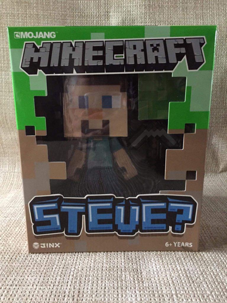 Minecraft Steve Figure Toy Big Brand new, Hobbies & Toys, Toys & Games on  Carousell