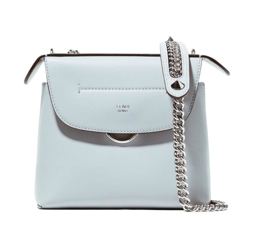 Fendi Mini Back To School Backpack Silver Mist, Luxury, Bags & Wallets On  Carousell