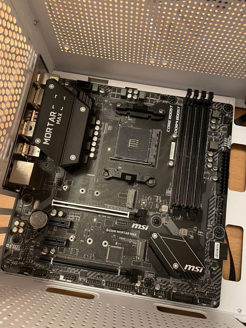 MSI B450M Mortar Max, Computers & Tech, Parts & Accessories, Other ...