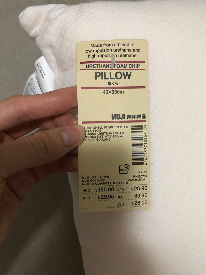 Muji pillow, Furniture & Home Living, Bedding & Towels on Carousell