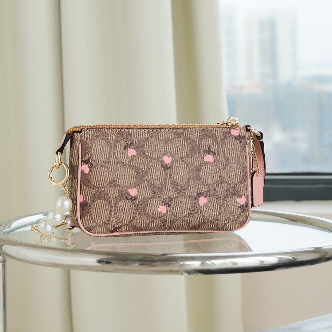 Coach Nolita 19 In Signature Canvas With Floral Applique ch619 - $159 New  With Tags - From Emily