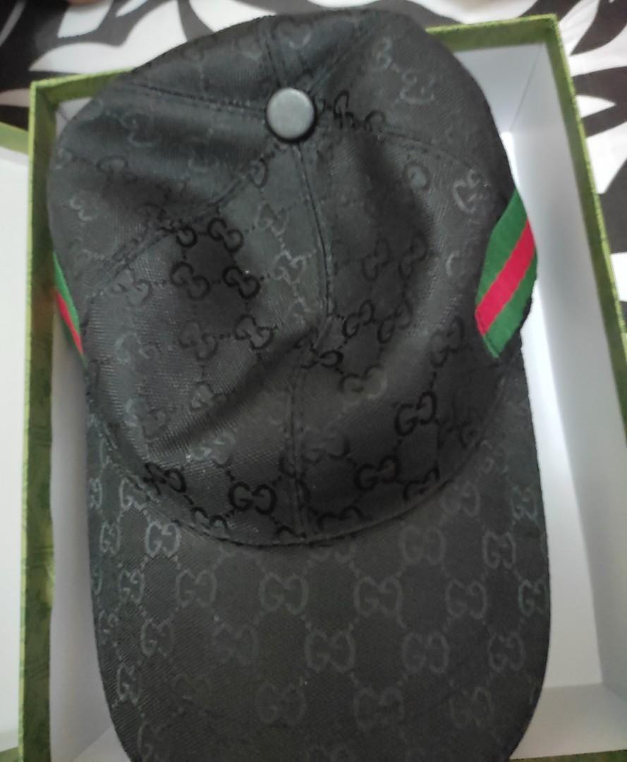 Gucci cap black fake sales