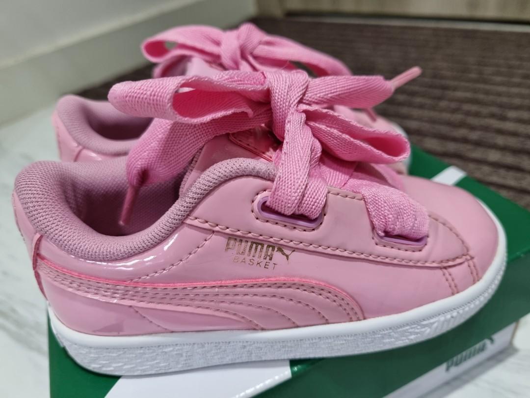 Puma Basket Heart Prism Pink