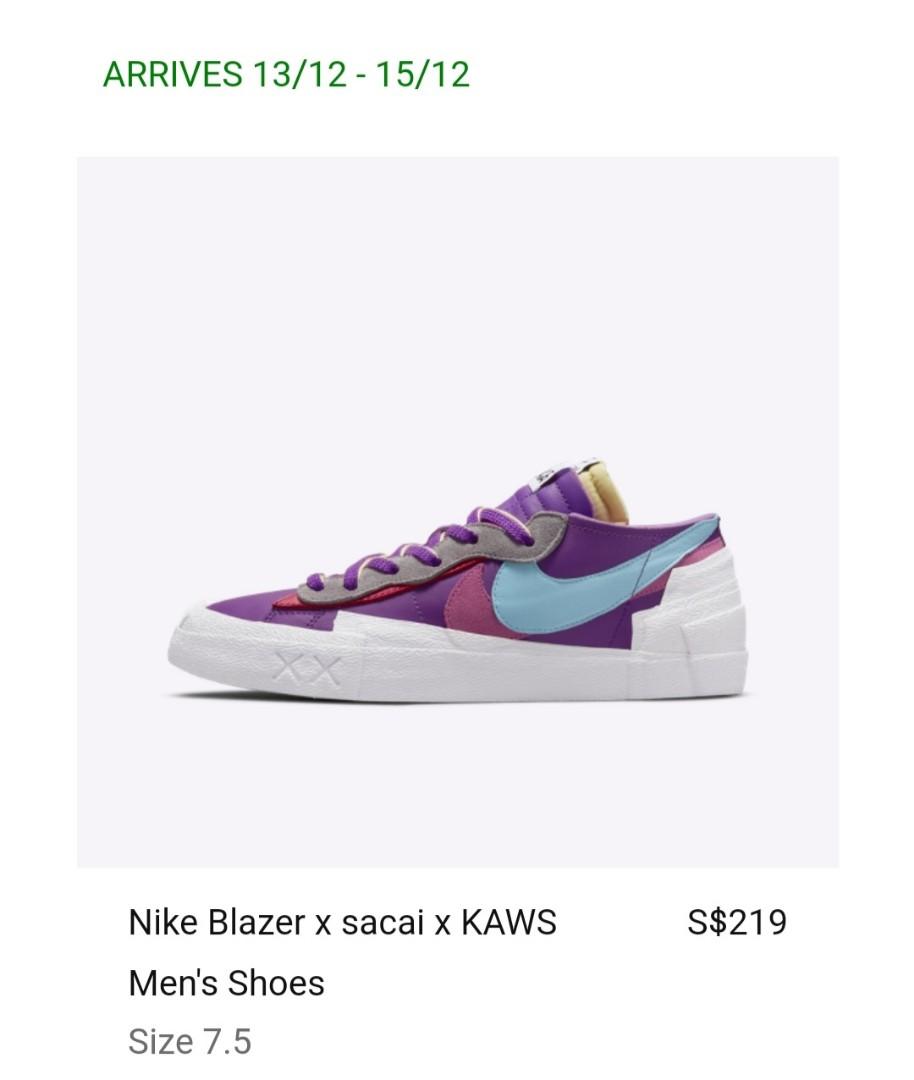 SACAI x KAWS x NIKE BLAZER LOW