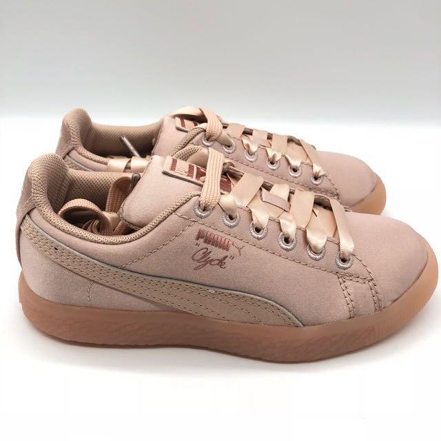 Puma clyde rose gold cheap