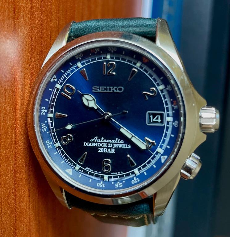 Seiko US Limited Edition Blue Alpinist SBP089 full set 2019 Hodinkee,  Luxury, Watches on Carousell