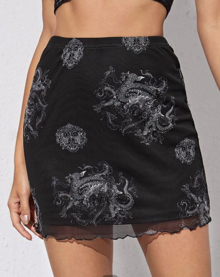 Mesh dragon skirt cheap