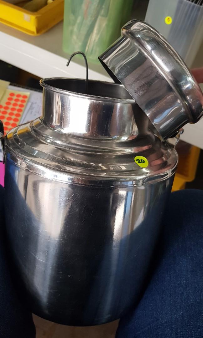 Stainless Steel Sugar / Syrup Pot, Furniture & Home Living, Kitchenware ...