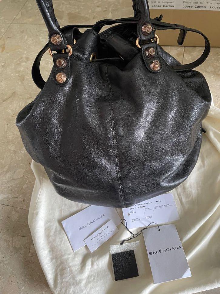 kløft interview eksegese STEAL* 💎RARE DISCONTINUED GEM💎🔥RRP $2890🔥 💖 💯 Authentic Balenciaga  Giant 21 Rose Gold GIANT Pompon City 2 Way Shoulder Sling Tote HandBag in  Black with RGHW 💖, Women's Fashion, Bags & Wallets,