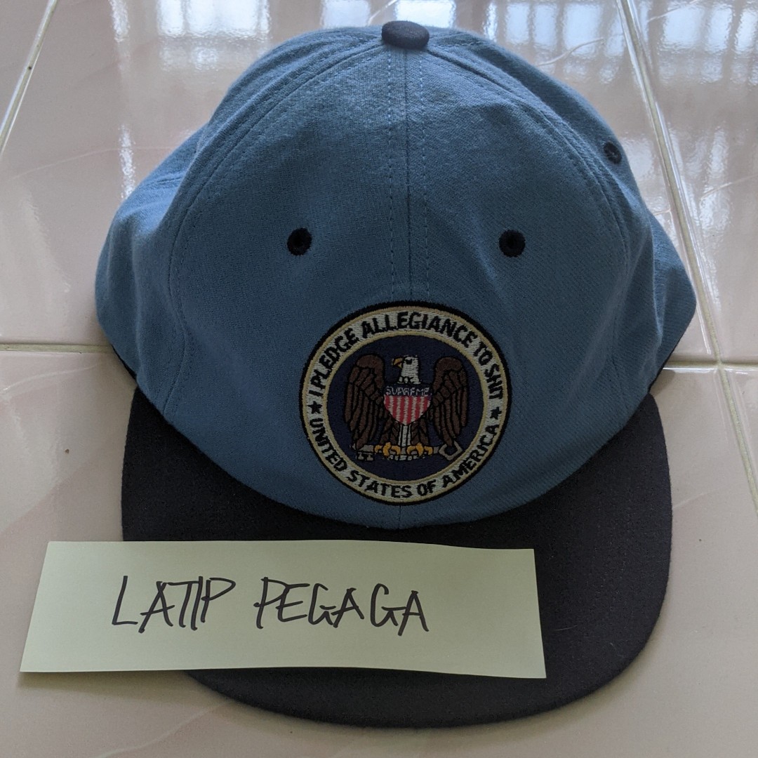 Supreme Pledge Allegiance 6 Panel Hat Cap Men s Fashion