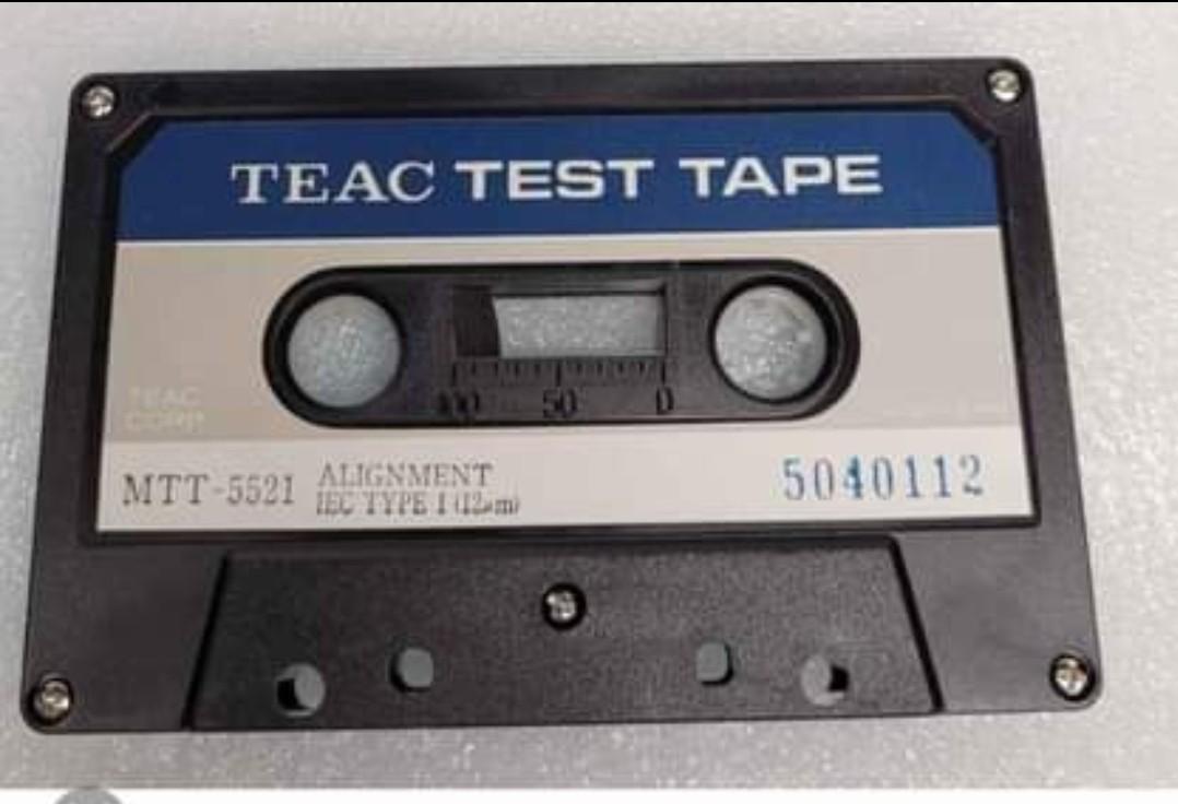 TEAC MTT-5521 Alignment IEC Type 1 (12um) Test Tape (made in Japan