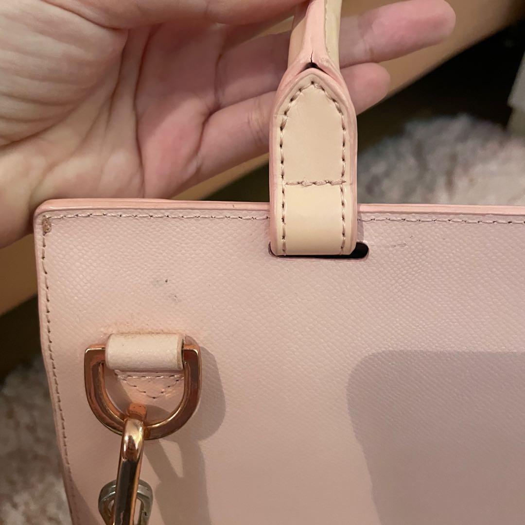 Ted Baker Pink Crossbody Bag Rose Gold Hardware