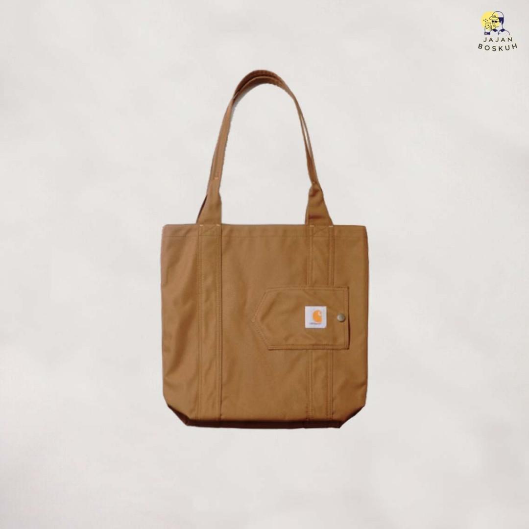 brown canvas bag