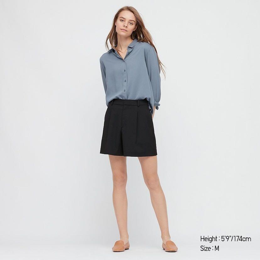 Uniqlo black online shorts
