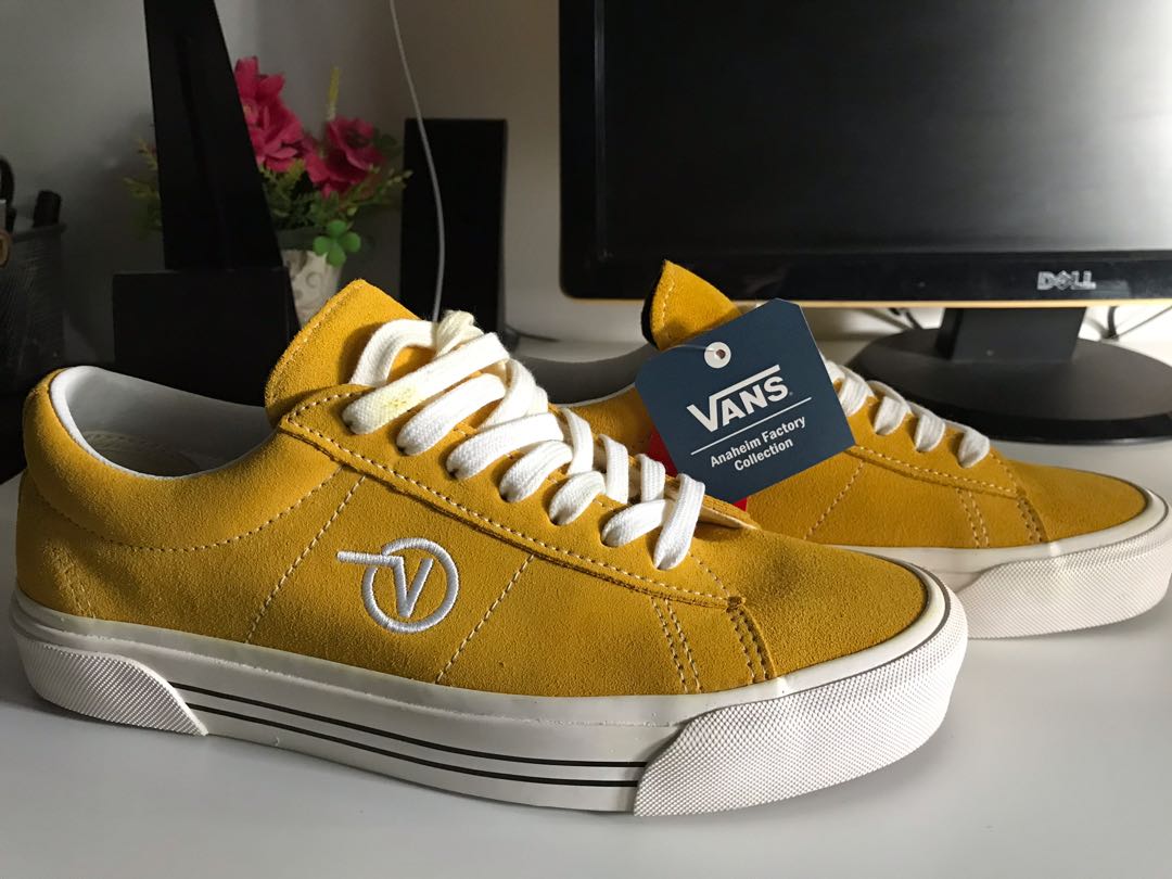 vans sid dx yellow